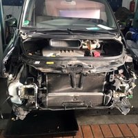 zerlegtes Auto